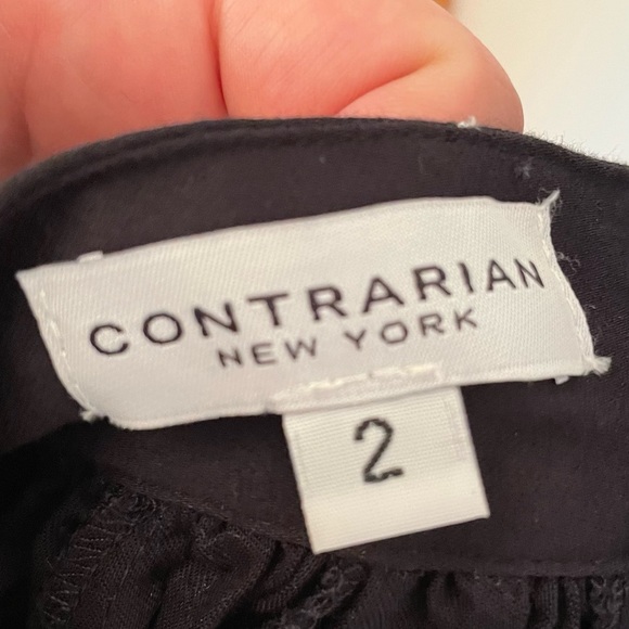 Contrarian New York black open back mini dress size 2 - Picture 4 of 16